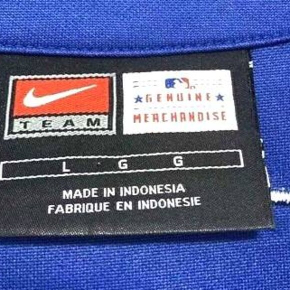 MLB Authentic Nike Team Texas Rangers Soriano #12 Navy Button Up Jersey Men Sz L - Picture 7 of 10